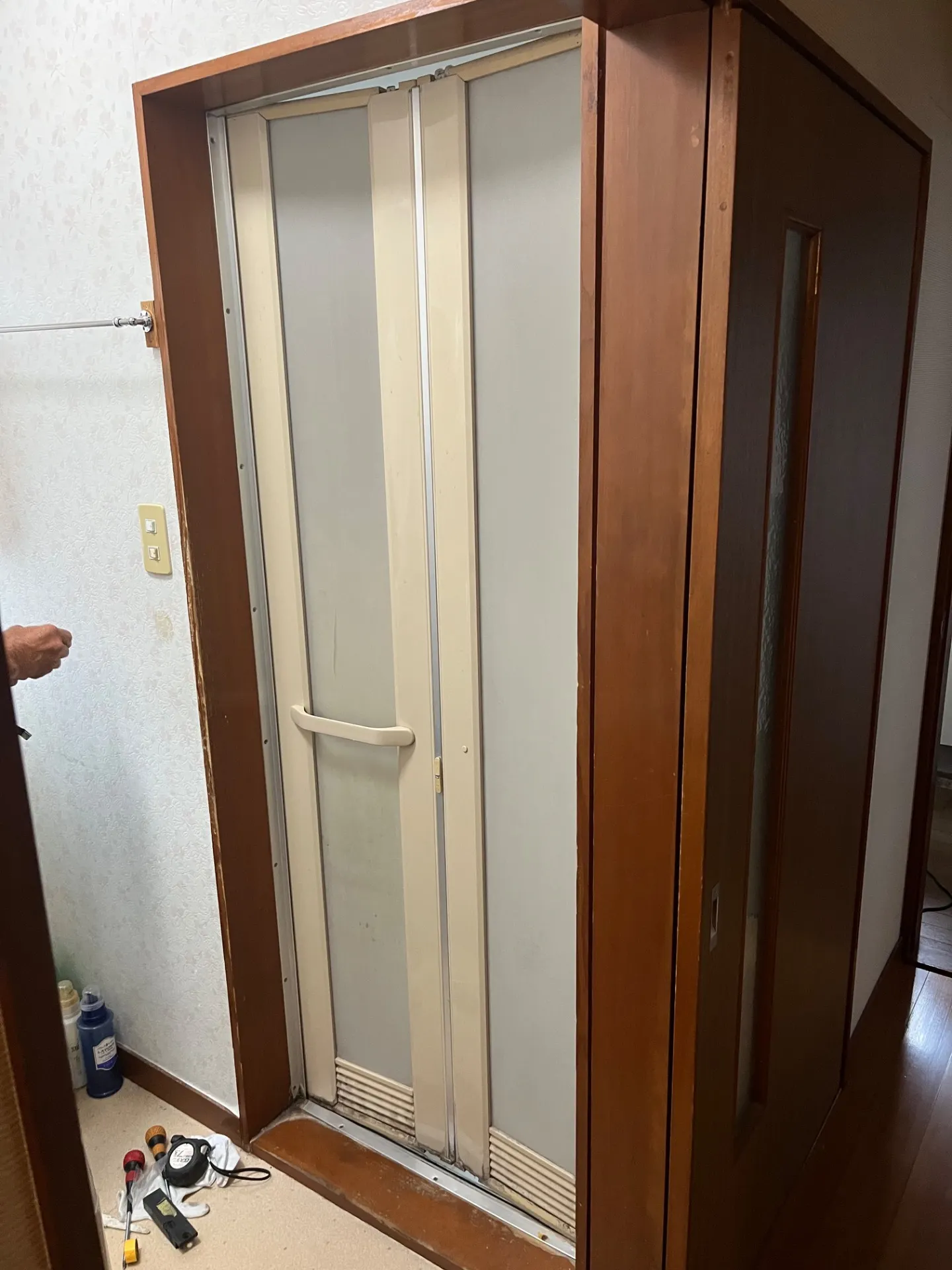 浴室折戸交換